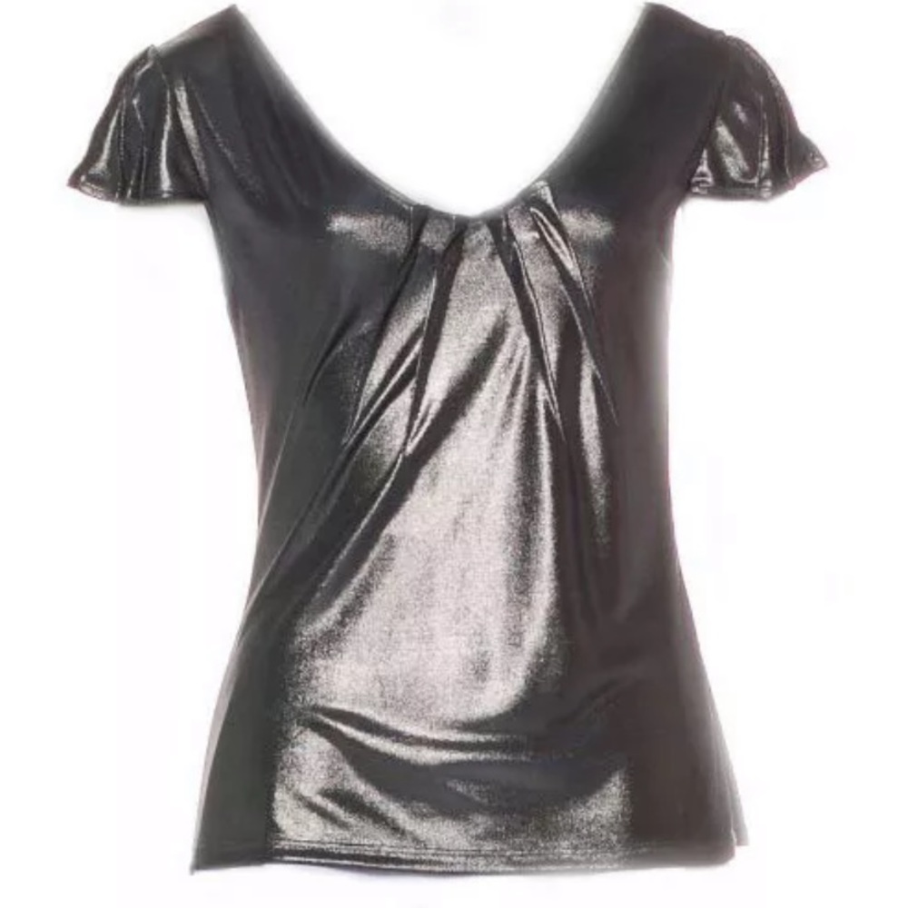 Christian Dior Runway Liquid Metal Top
